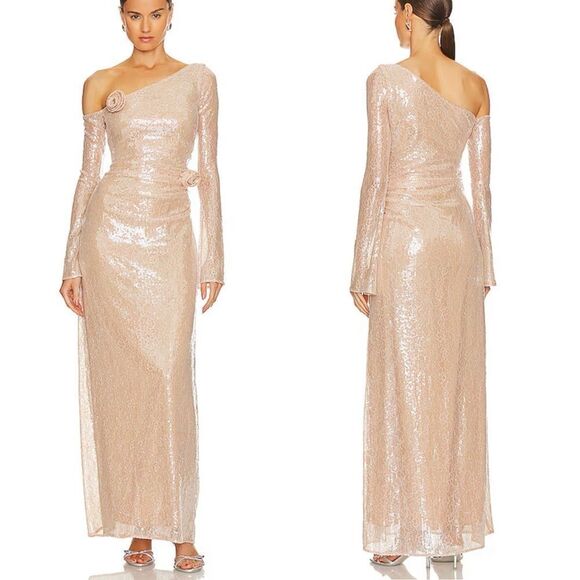 LPA Aniella Gown in Champagne - Picture 4 of 13